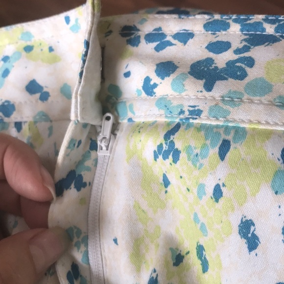 Magaschoni multi coloured stretchy mini skirt 4 - Picture 7 of 12